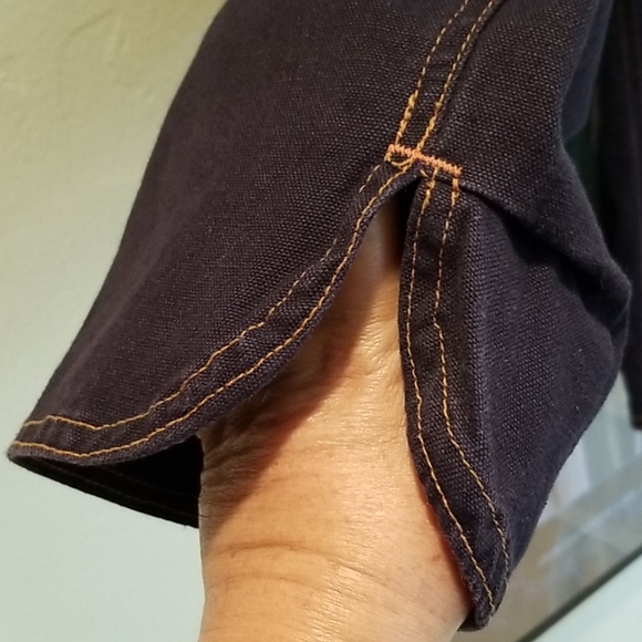 Kavu Capris Size 4 Dark Wash Hemp Cotton Crop - Picture 6 of 6